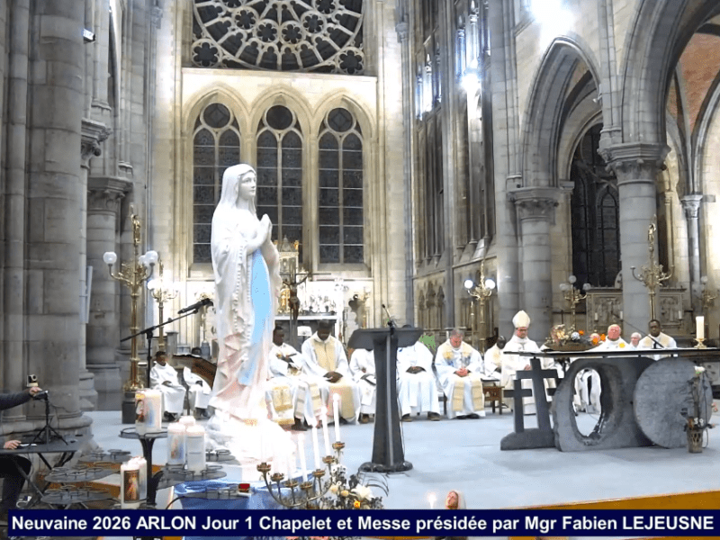 Chapelet et Messe d&rsquo;ouverture de la neuvaine&nbsp;2026