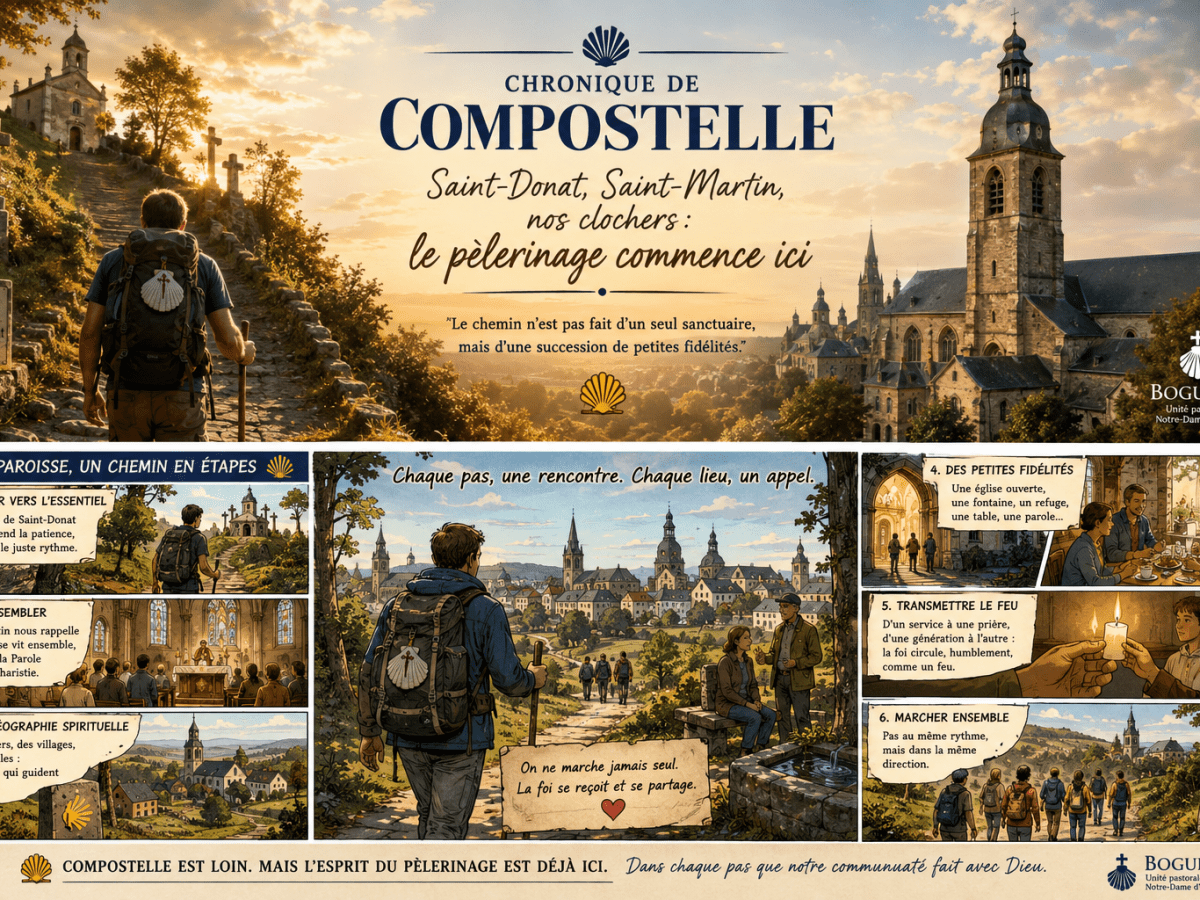 Chronique de Compostelle : Chap. 2 : Saint-Donat, Saint-Martin, nos clochers : le pèlerinage commence ici 